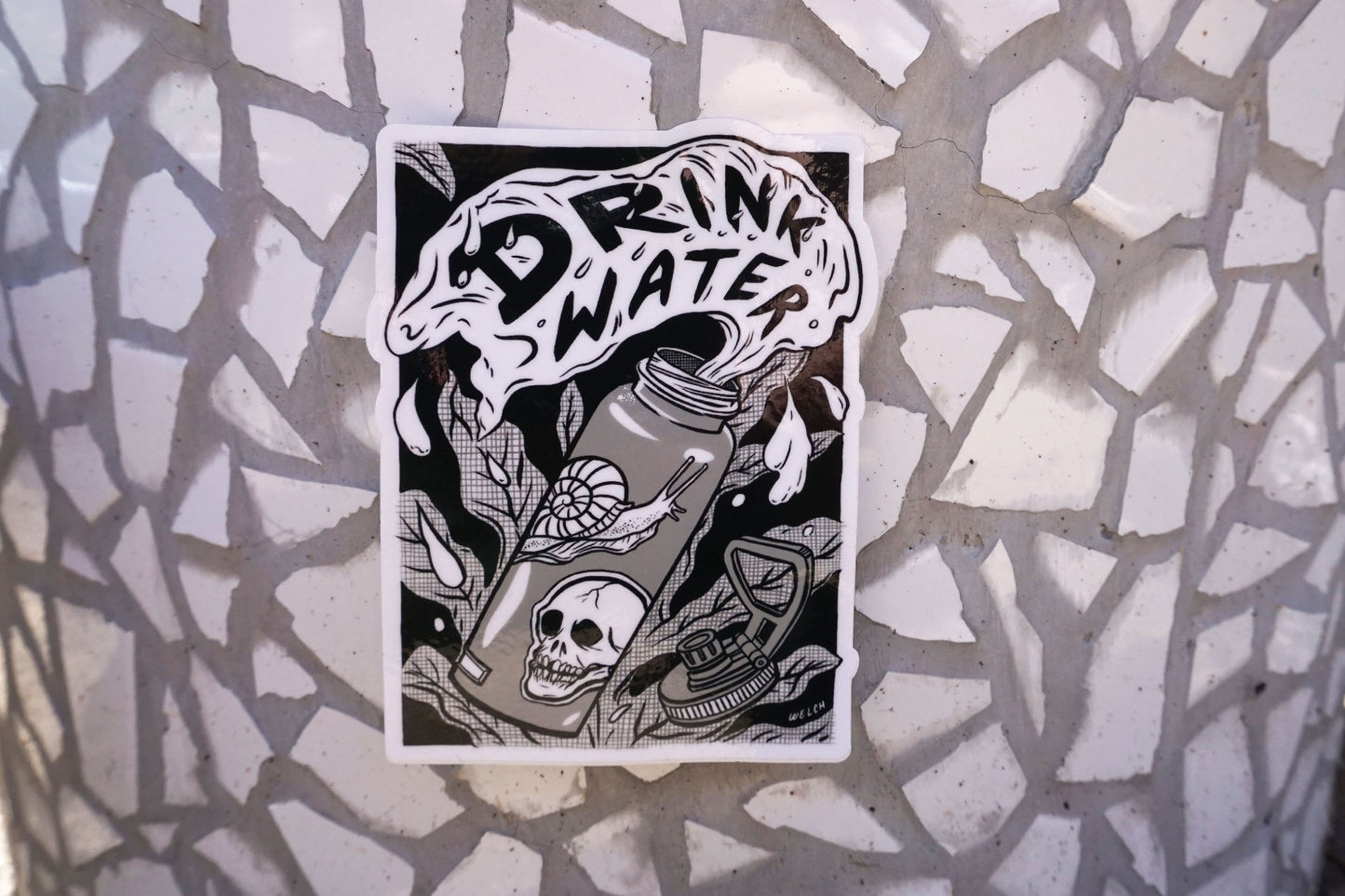 Drink Water Sticker