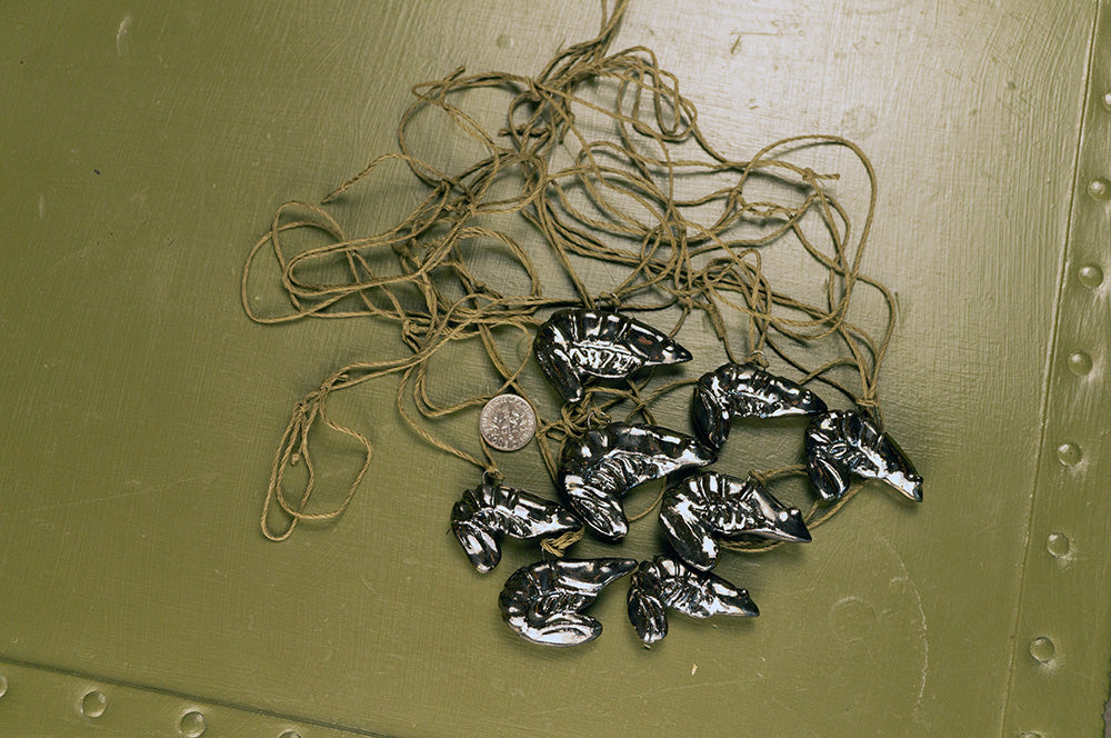 antique fishing lure necklace Shrimp Necklace